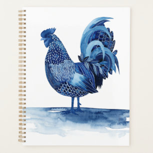 Agenda Animales de la Granja Azul de Cobalto - Rooster