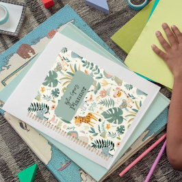 Agenda Animales De La Jungla Pastan A Niños Personalizado