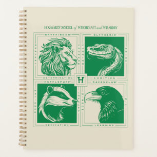 Agenda Animales de las Casas de HOGWARTS™ Grid