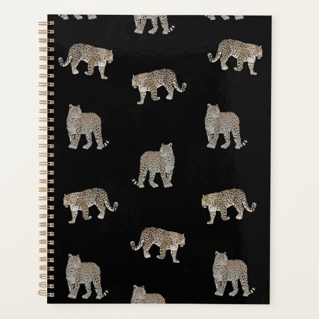 Agenda Animales modernos de la selva del Leopardo dorado  (Anverso)