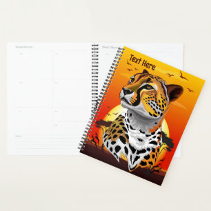 Agenda Animales salvajes de la costa africana Cheetah