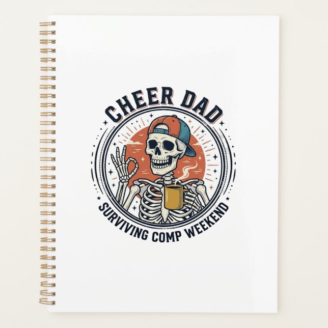 Agenda Animar Papá Sobrevivir Comp Fin de Semana Camiseta (Anverso)
