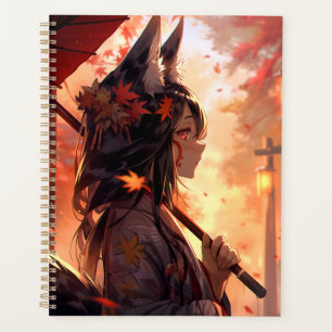 Agenda Anime Kitsune Chica Cute Fox Fantasy Art