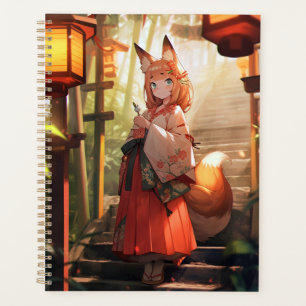 Agenda Anime Kitsune Chica Cute Fox Fantasy Art