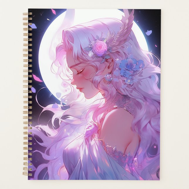 Agenda Anime Moon Princess Fantasy Art (Anverso)