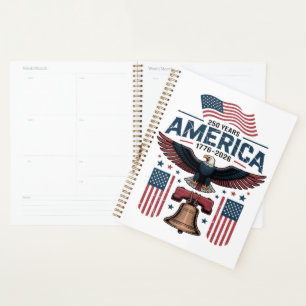 Agenda aniversario 250 de américa