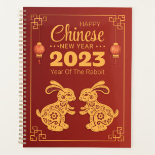 Agenda Año De Conejo 2023 Feliz Año Nuevo Chino