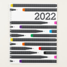 Año de escritora de arte del patrón de la pluma fi