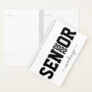 Agenda Año de Graduación Personalizada de la Carta en Blo