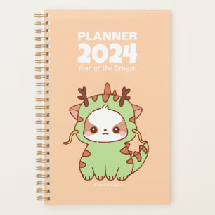 Agenda Año del Dragón Mochi 2024 Cute Kawaii