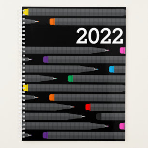 Agenda Año del patrón de pinzas negras para artistas