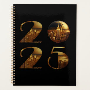 Agenda Año Nuevo 2025 - Oro-Bola-NYC -