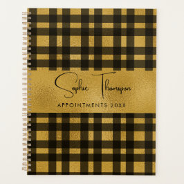 Agenda Año nuevo con grilletes dorados de oro