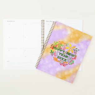AGENDA AÑO NUEVO FELIZ PERSONALIZADO 20XX