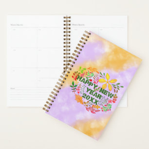 AGENDA AÑO NUEVO FELIZ PERSONALIZADO 20XX