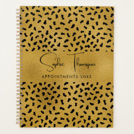 Agenda Año nuevo Leopard Gold