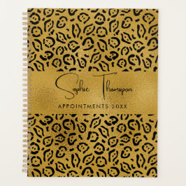 Agenda Año nuevo Leopard Gold