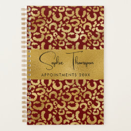 Agenda Año nuevo Leopard Gold