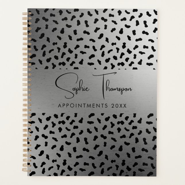 Agenda Año nuevo Leopard Silver (Anverso)