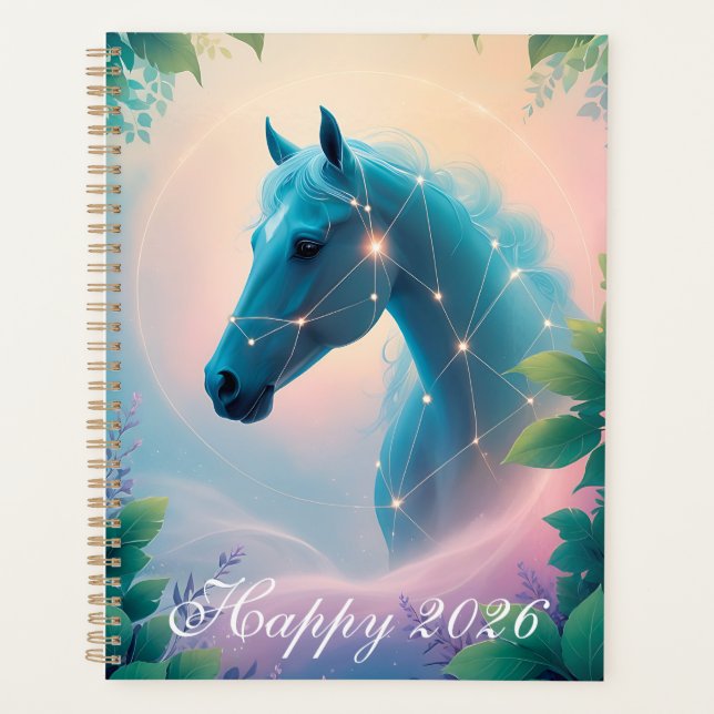 Agenda Año personalizado del Caballo 2026 (Anverso)