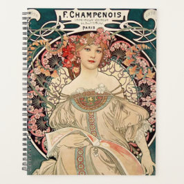 Agenda Anteproyecto romántico de ilustracion Mucha