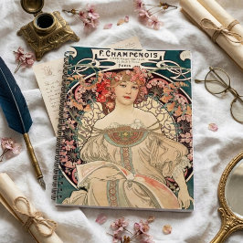 Agenda Anteproyecto romántico de ilustracion Mucha