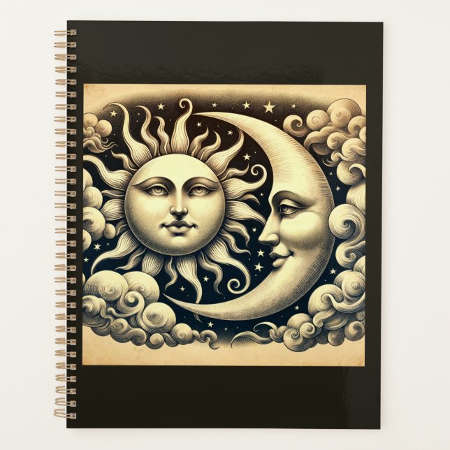 Agenda Antiguo Sol y Luna Celestiales (Anverso)