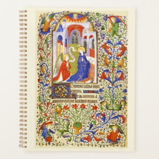 Agenda Anunciación iluminación medieval