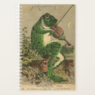Agenda Anuncio de rana vintage