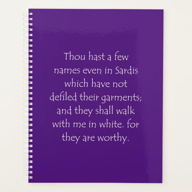 Agenda Apocalipsis 3 4 (Anverso)