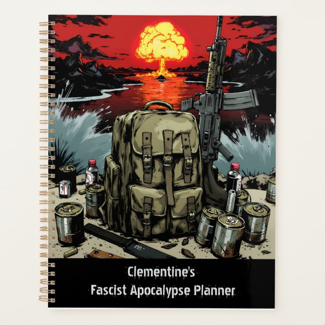 Agenda Apocalypse Survival Kit Personalized (Anverso)