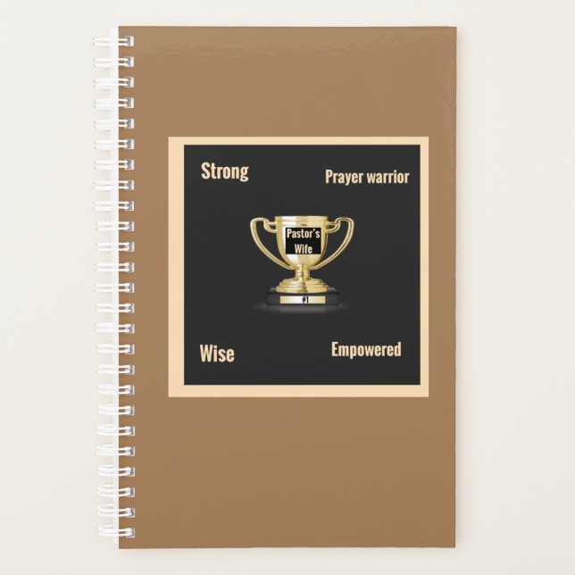 Agenda Appreciation Gift Planner for Pastor’s Wife  (Anverso)