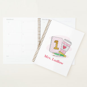 Agenda Apreciación del profesor de primer grado rosado pe
