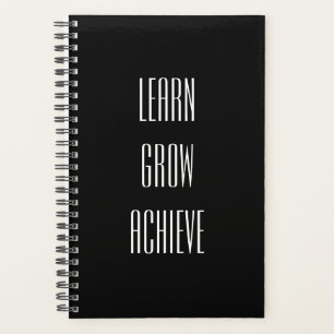 Agenda Aprender, crecer, lograr una receta simple para el