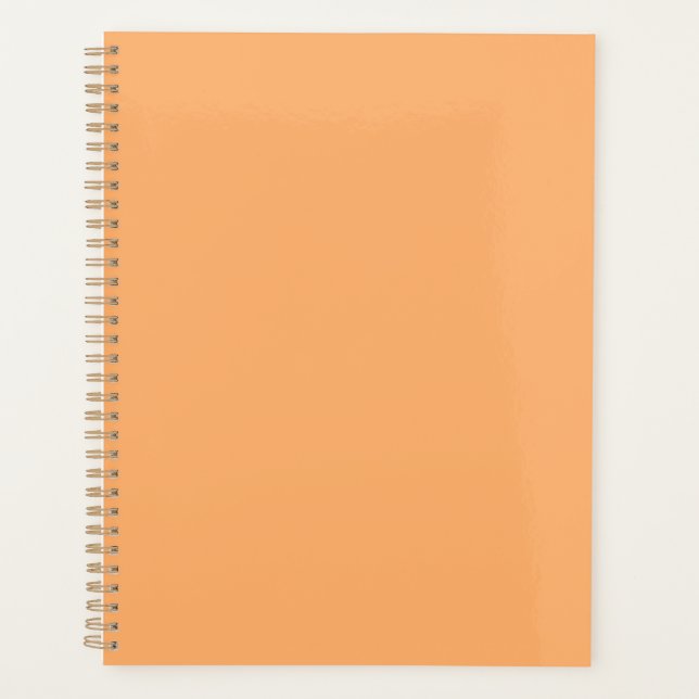 Agenda Apricot (color sólido) (Anverso)