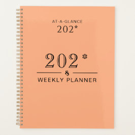 Agenda Apricot Crush 202*-2* Diario mínimo 8.5x11