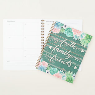 Agenda Aqua Chippy Wood Fe, familia, amigos