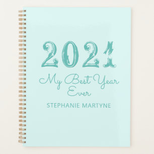 Agenda Aqua personalizada del año 2021