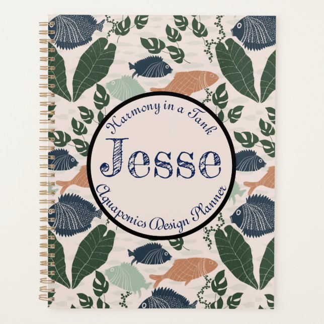 Agenda Aquaponics Planner | Planificación de jardines (Anverso)