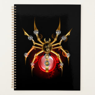 Agenda Araña de vapor sobre negro