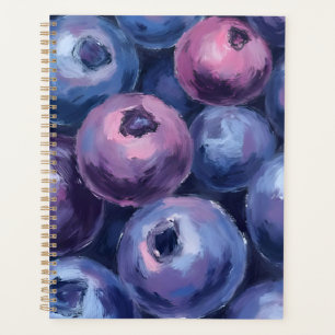 Agenda Arándanos Azules Hermosos   Pintura de Frutas