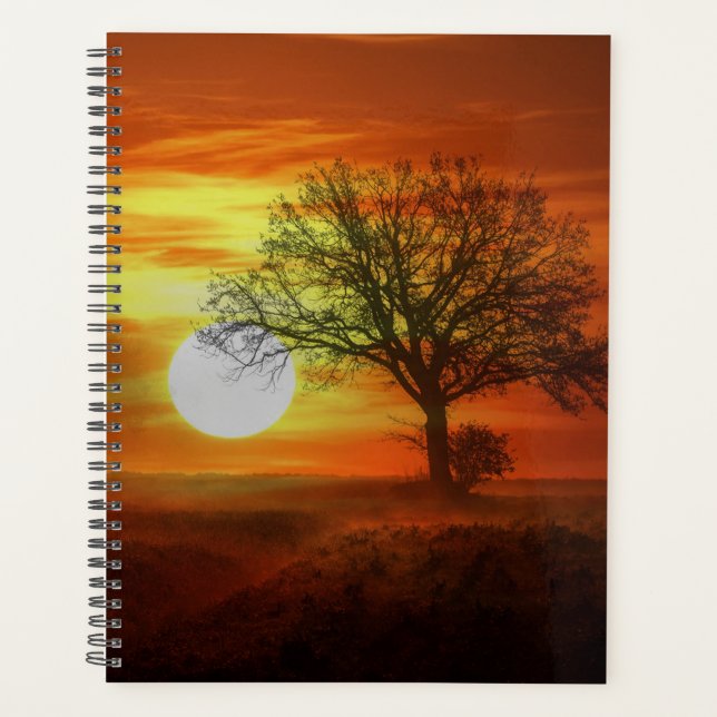 Agenda Árbol al atardecer (Anverso)