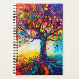 Agenda Árbol colorido de la vida Arcoiris Serenidad Natur