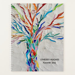 Agenda Árbol colorido personalizado