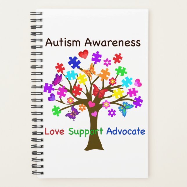 Agenda Árbol de conciencia del autismo (Anverso)