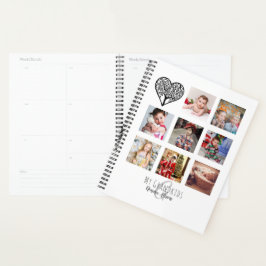 Agenda Árbol de familia de nietos de Collage de fotos NON