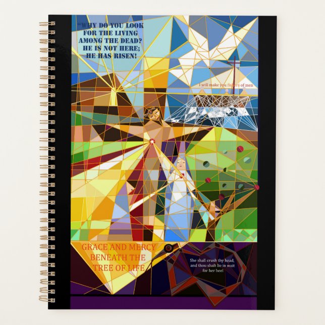 Agenda Árbol de la vida Jesús Cristiano (Anverso)