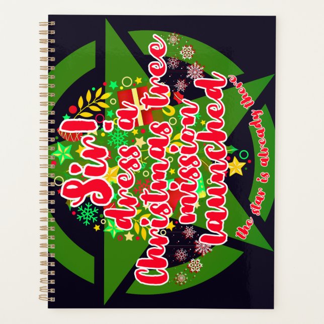 Agenda Árbol de Navidad, misión, ejército (Anverso)