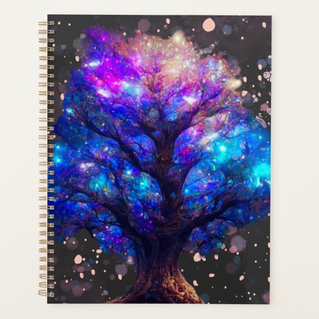 Agenda árbol de neón de la vida (Anverso)