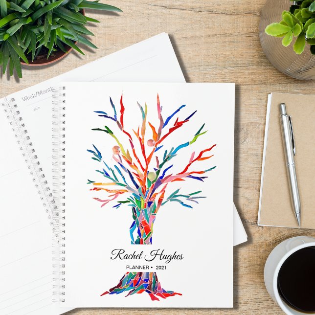 Agenda Árbol de vida colorido y personalizado (Subido por el creador)